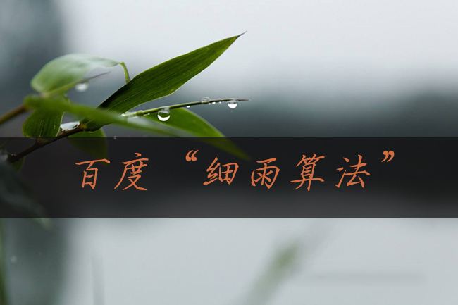 百度細(xì)雨算法_希立科技